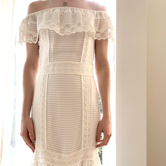 ALICE by Temperley White Lace Dress - Picture 6 of 7